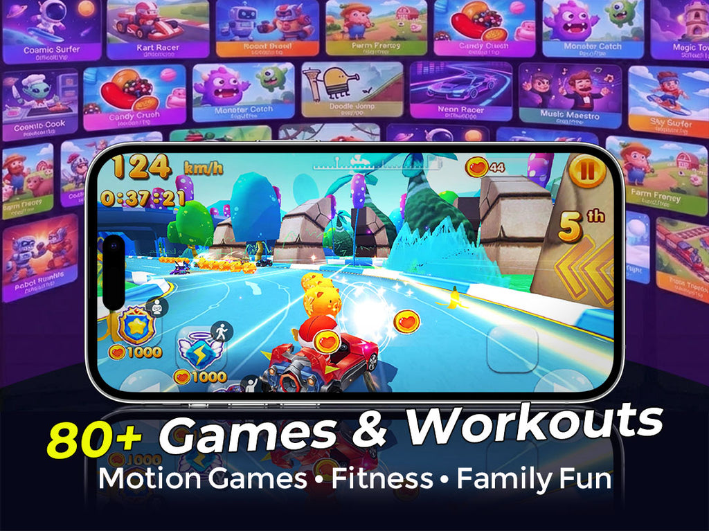 SenseGo AI Motion Gaming System | Games, Workouts & Family Fun on Your TV